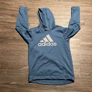 Light blue adidas hoody